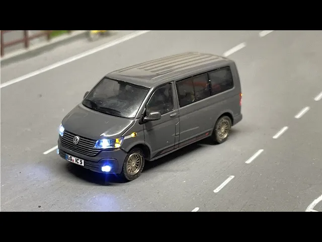 Chassis VW T6_1 RC Rietze 1:87 video thumbnail