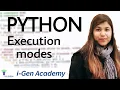 2020-10-0006 Execution modes in Python