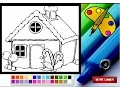 Gingerbread House Coloring Pages For Kids - Gingerbread House Coloring Pages