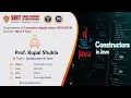 Introduction of Constructor Java Programming SIRT Bhopal Prof Rupal Shukla