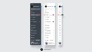 Responsive Sidebar Menu in HTML CSS JavaScript Mode