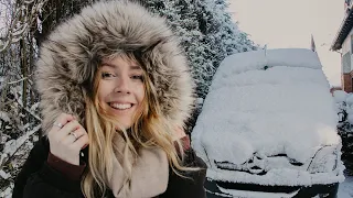 BUILDING A VAN IN THE MIDDLE OF WINTER! 🌨️