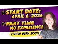 2 New EASY Work From Home Jobs JUST POSTED Part Time No Experience Training Start In April