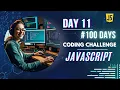 Day 11 Check if a Number is a Palindrome in JavaScript 100 Days of Coding Challenge