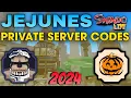 JEJUNES Village Private Server codes in Shindo Life Jejunes ps codes