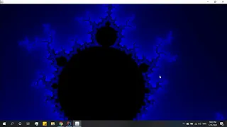 Mandelbrot simulation using Java Swing