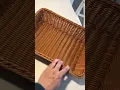 Wicker Woven Bread Basket