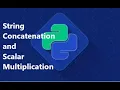 String Concatenation Scalar multiplication with Strings in Hindi