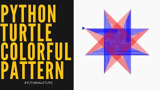 Colorful Spiral Pattern in Python Turtle Python turtle graphics tutorial