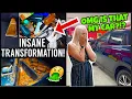 Deep Cleaning a SUPER NASTY Toyota Insane Rental Customer Trashed Car Detailing Transformation