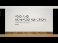 Science 12 in Python and Non-Void Function