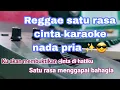 Download Lagu SATU RASA CINTA | REGGE KARAOKE HD | NADA PRIA
