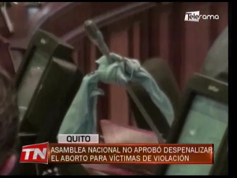 Asamblea Nacional no aprobó despenalizar el aborto para víctimas de violación