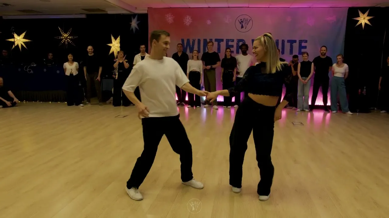 Florian Gräbe & Johanna Thorn - 4th place Advanced Jack&Jill Finals - Winter White 2025