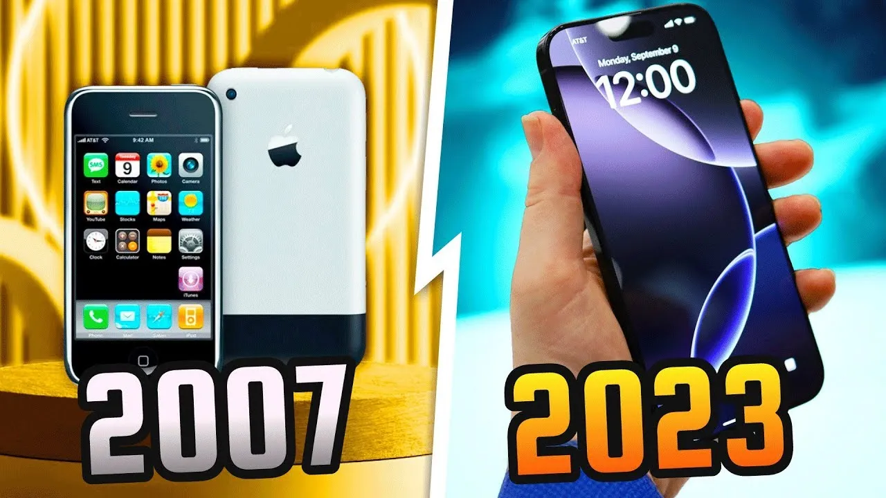 Evolution of the iPhone (Animation)