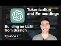 Building an LLM from Scratch Ep 2 - How LLMs Read Text Tokenizers Embeddings