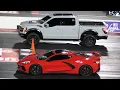 Lagu Ford Raptor vs C8 Corvette