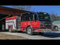 Bartow County Fire-Rescue Engine 4 Leaving Returned Back To The Station