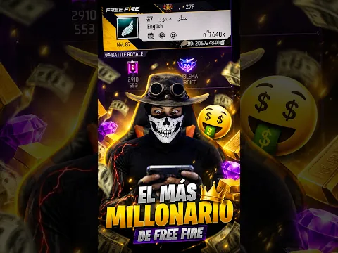 ASÍ ES LA SKIN DEL MÁS MILLONARIO DE FREE FIRE