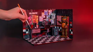 Making a Five Nights at Freddy's Office Miniature