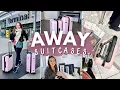 AWAY LUGGAGE REVIEW unboxing first impressions the medium the bigger carry on suitcases