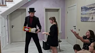 Фокусы на День Рождения Ксюши!