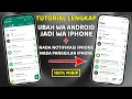 Download Lagu CARA TERBARU UBAH WHATSAPP ANDROID JADI WA iPHONE iOS 100% BERHASIL