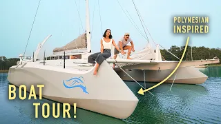 We Sailed 20 Knots on this Custom Built Catamaran!