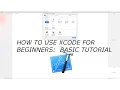How to Use XCode for first time users TLOG