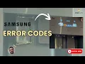 Samsung Refrigerator Error Codes 2E 4E 5E PCTH Easy DIY Fixes