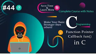 Function Pointers and Callback Functions in C Free Hindi Course 2024 by DeathCode