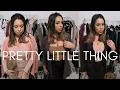 PRETTY LITTLE THING HAUL TRY ON BLAZERS AND WORK WEAR