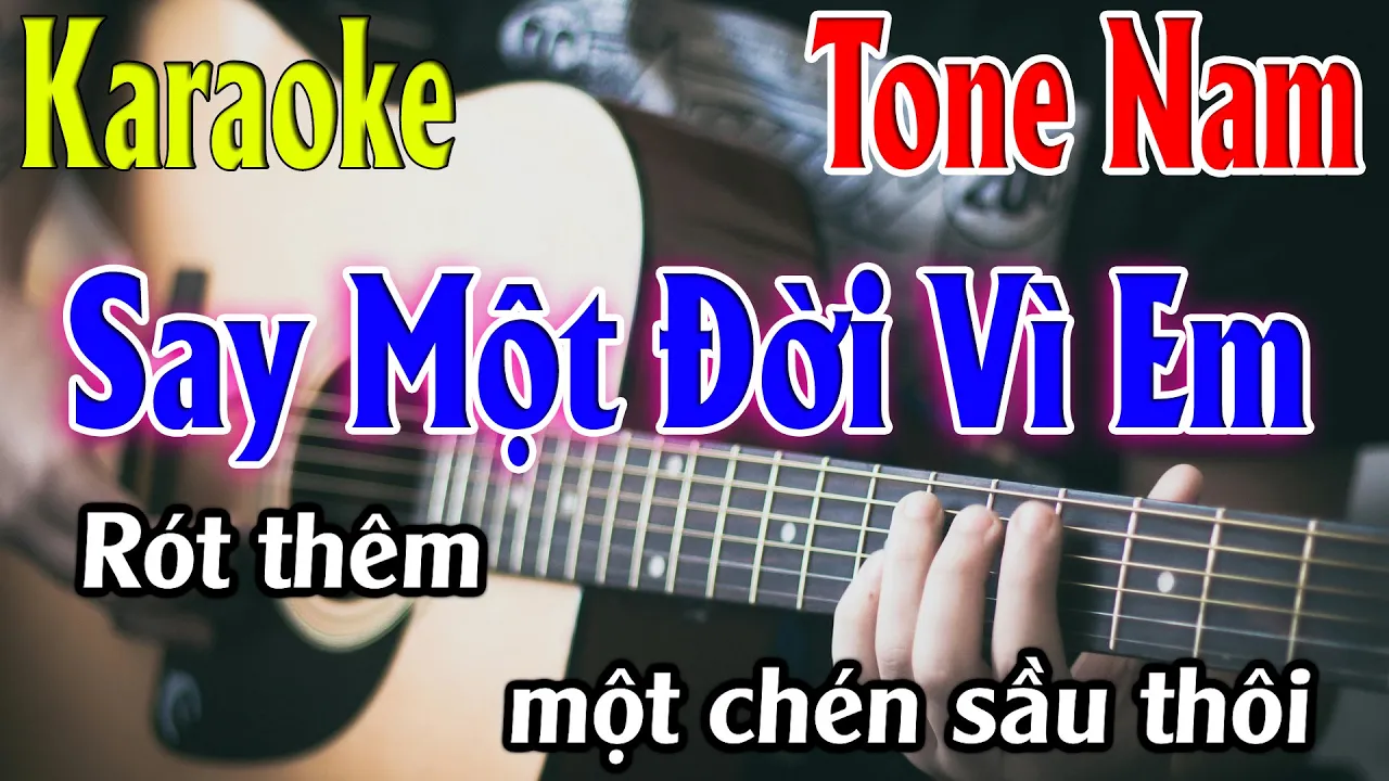 Say Một Đời Vì Em ( Cm ) Beat Phối Mới | Karaoke Lâm Organ