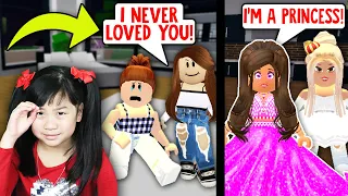 the hated child was the lost princess in adopt me roblox adopt me rp mini movie 