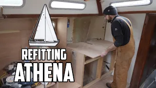 Sail Life – Athena’s new galley – DIY sailboat project