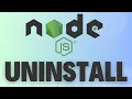 How to completely remove Node js from Windows 10 Windows 11
