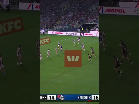 Bang! Ponga puts Leota on his back! #nrl #nrlfinals