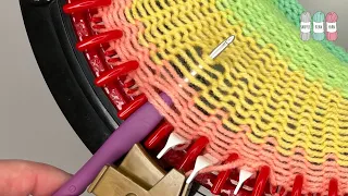 How to Quickly Fix a Tucked or Dropped Stitch Circular Knitting Machine Tutorial