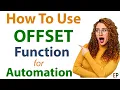 How To Use OFFSET For Dynamic Calculations and Automation Automation with Excel