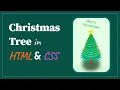 Create a 3D Animated Christmas Tree in HTML CSS