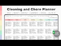 Cleaning Schedule Weekly Daily Routine Cleaning Checklist Chore Planner Google Sheets Template