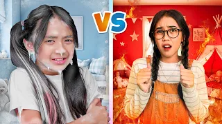 24 JAM SAMANTHA DI KAMAR PANAS VS KAMAR DINGIN! SIAPA YANG BERTAHAN? 😱 KOMPILASI VIDEO