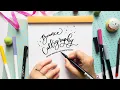Learn Bounce Calligraphy with me