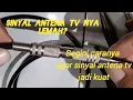 Download Lagu Sinyal antene tv pasti Joss dengan menyambung konektor ini