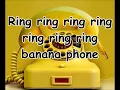 Banana Phone by Raffi Lyrics Video
