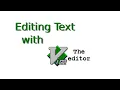 Editing Text with Vim Bindings