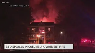 New details about a fire that engulfed Harbison apartments