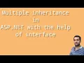 multiple inheritance in asp net with the help of interface