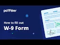 How to Fill Out a W9 Form Online