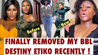 destiny etiko new body took off her f ke butt inplant to look natural new body alert 